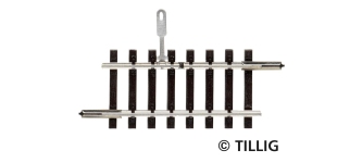 Tillig 83155 - TT Unterbrechergleis 41,5 mm einseitig getrennt (ohne Anschlüsse)